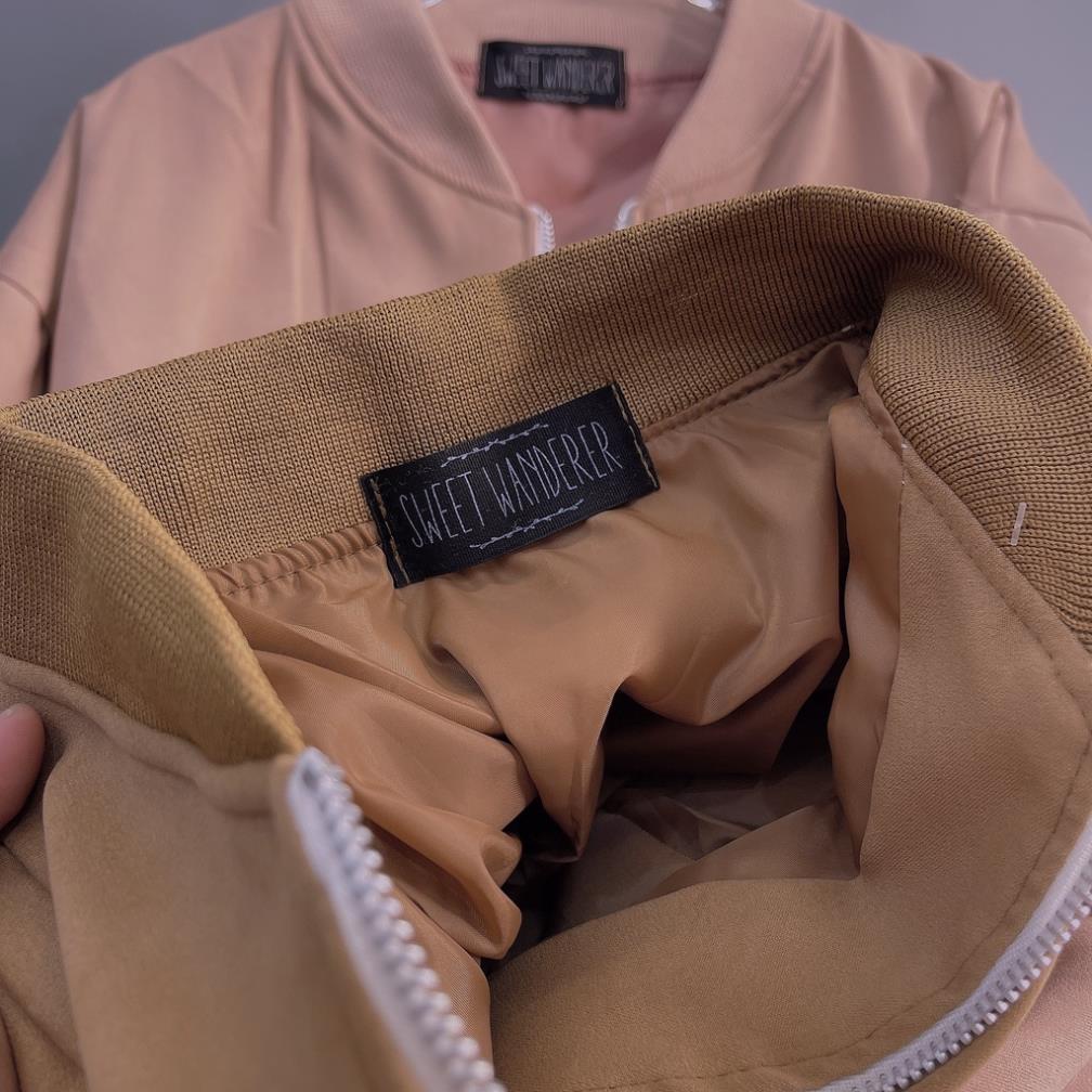 Áo Khoác Nữ, Áo Khoác Gió CNC Dáng Croptop 3 Màu Siêu Xinh