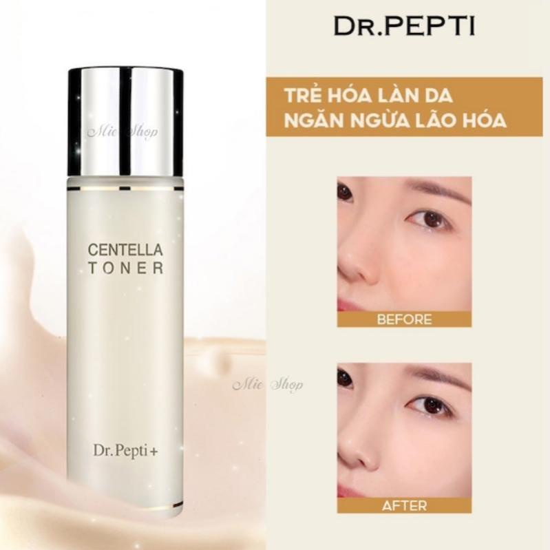 Nước Hoa Hồng Dưỡng Da Căng Bóng Dr.Pepti Centella Toner 180ml