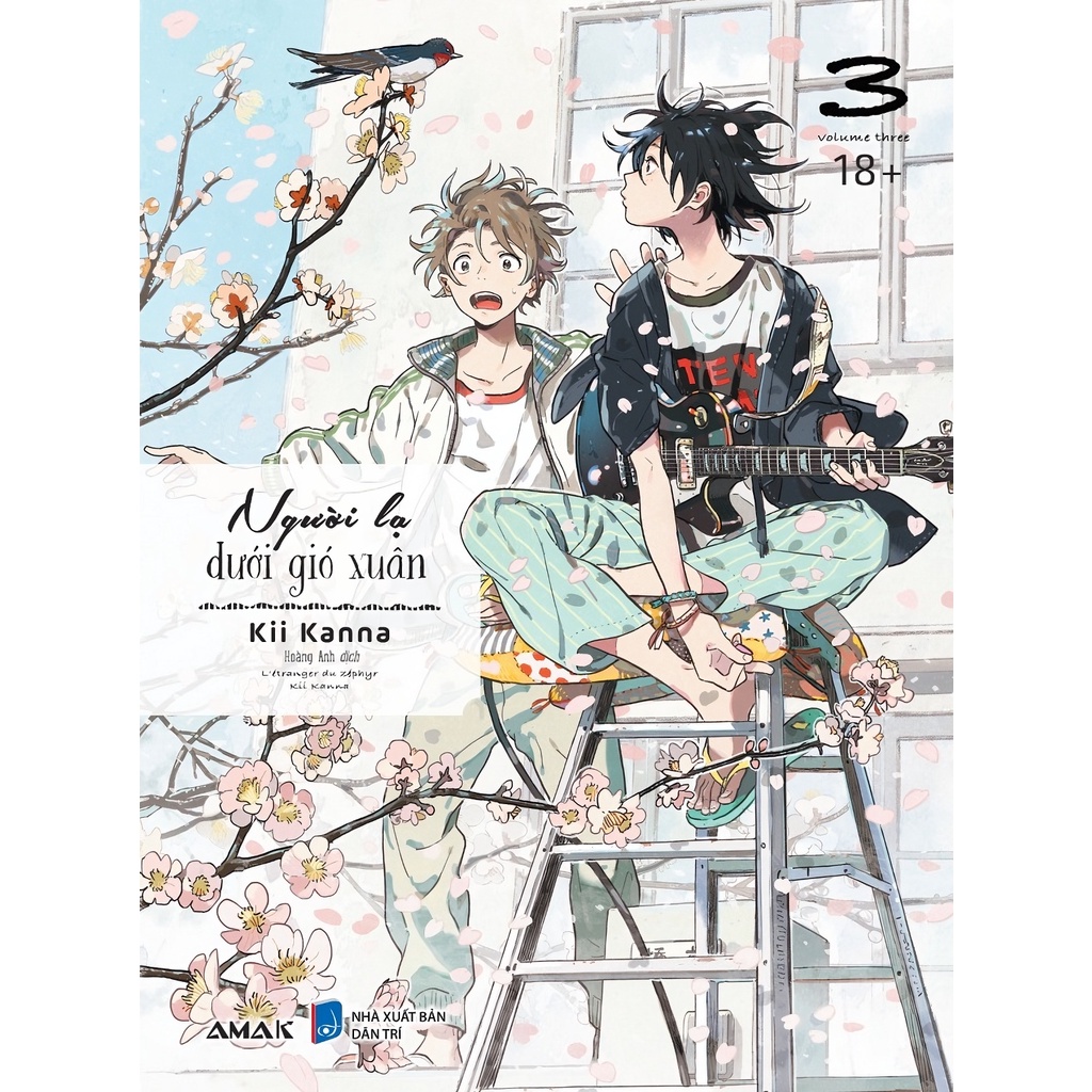 Sách - Người Lạ Dưới Gió Xuân - Tập 3 - 1 Bookmark + 1 Postcard + Bộ 6 Card Bo Góc + 1 Sticker + 1 Poster A3