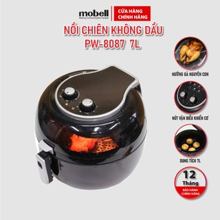 Nồi chiên không dầu mobell pw-8087 đa năng công suất 1500w bảo hành 12 tháng chính hãng