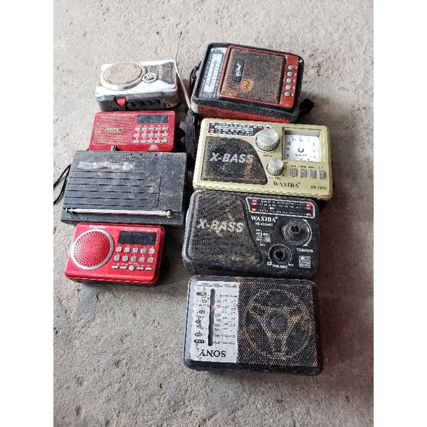 Đài cũ Bluetooth cho anh em thợ về sửa chữa.