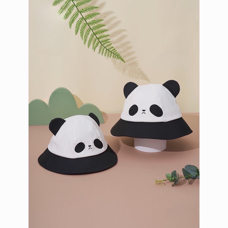 Mũ Vành, Mũ Bucket, Nón Bucket Hình Gấu Trúc Dễ Thương Cho Bé