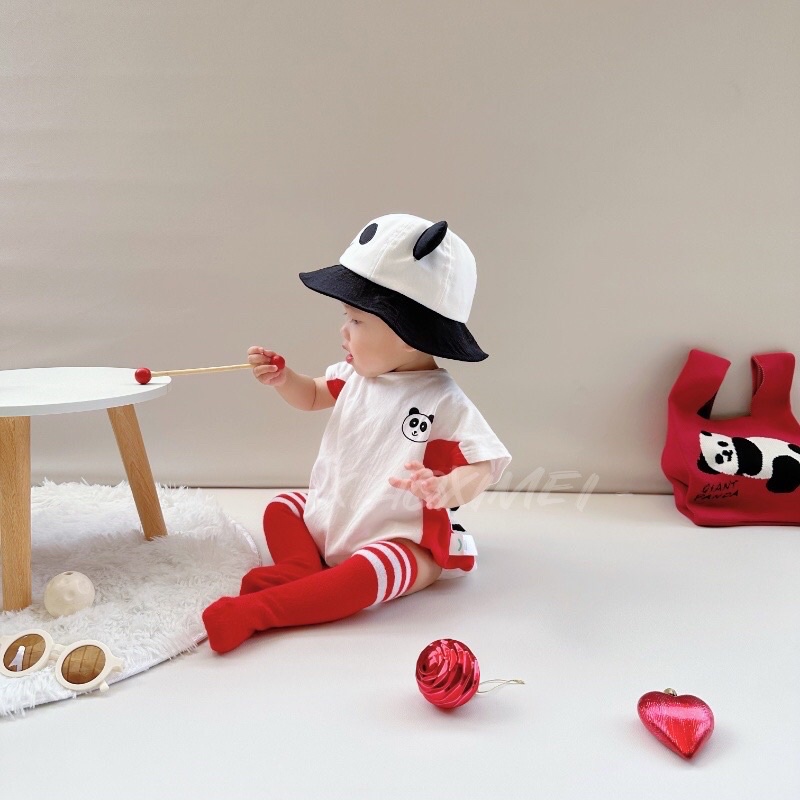 Mũ Vành, Mũ Bucket, Nón Bucket Hình Gấu Trúc Dễ Thương Cho Bé