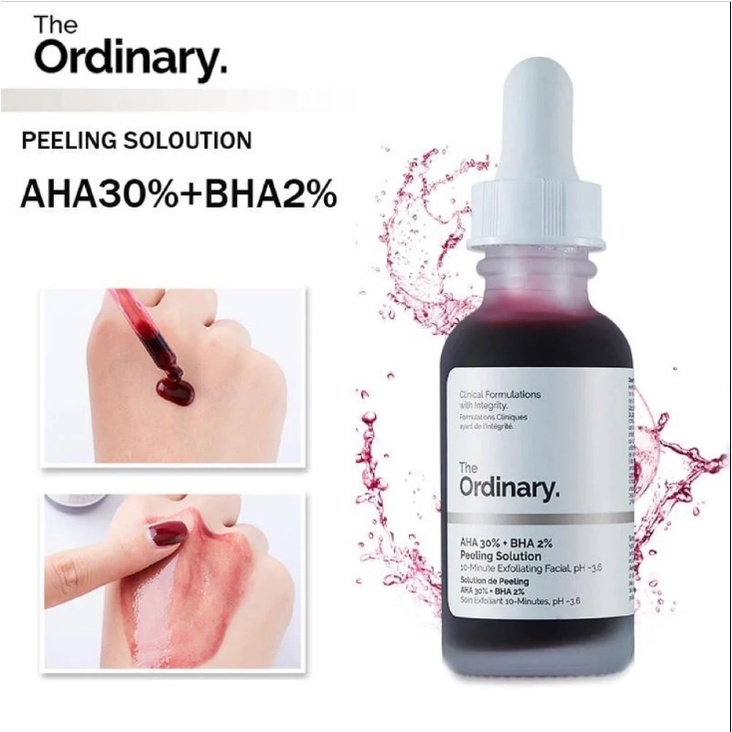 The Ordinary AHA 30% + BHA 2% Peeling Solution Full Size 30ml 💥 Hàng Xả Kho 💥