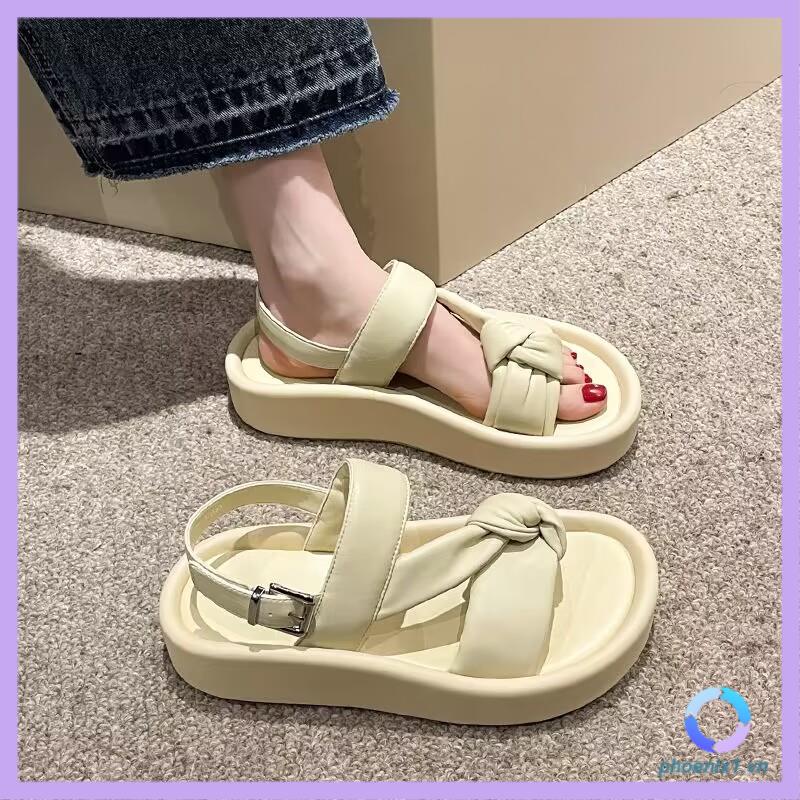 Giày Sandal Thể Thao Đế Dày Thời Trang Mùa Hè Cho Nữ