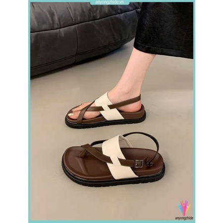 Dép Sandal Đế Dày Thời Trang Mùa Hè 2023 Phong Cách Retro Dành Cho Nữ