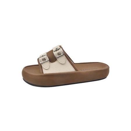 Dép Xỏ Ngón Đi Biển Đế Dày Phong Cách Pháp Thời Trang Mùa Hè Mới Cho Nữ