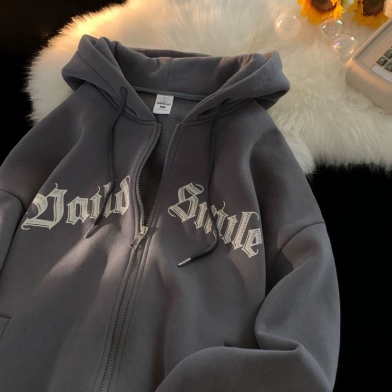 Áo hoodie zip nam nữ , áo khoác nam nữ chất nỉ bông 2 lớp in