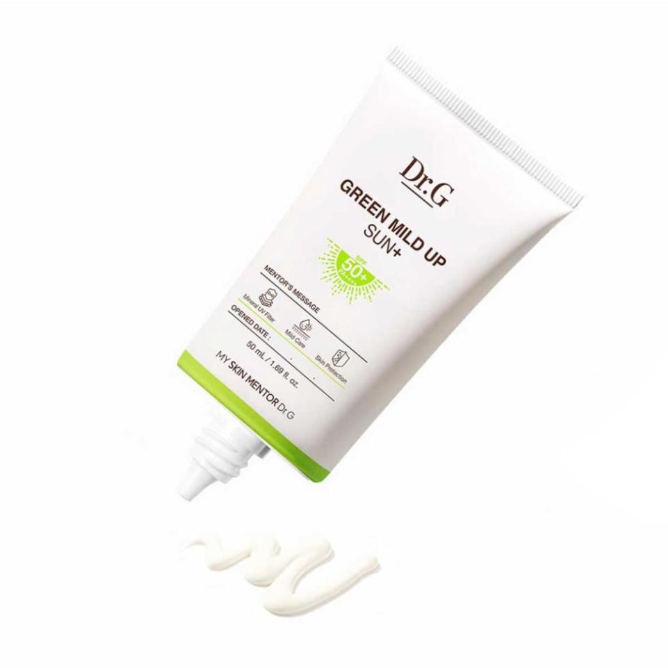 Kem chống nắng Dr.G dưỡng sáng da Brightening & Green Mild Up Sun+ SPF50+ PA+++ 50ml