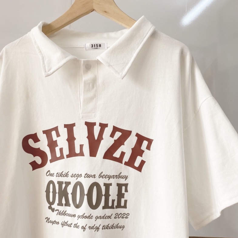 Áo polo nam nữ , áo phông studio1996 có cổ chất cotton 3158 in