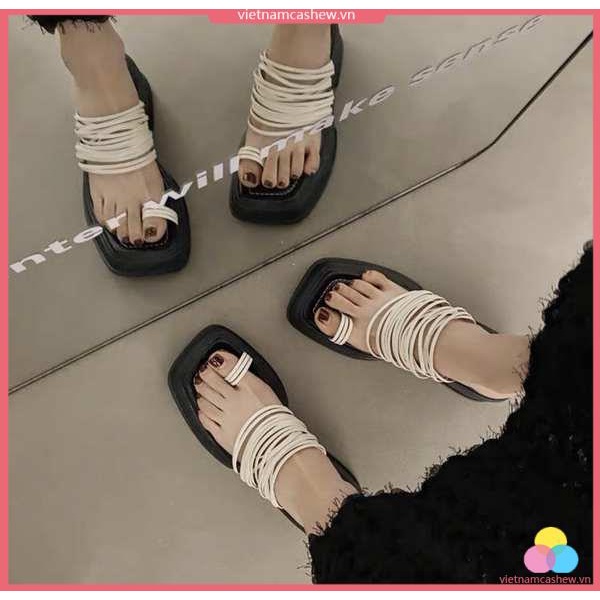 Giày Sandal Đế Dày Thời Trang Dành Cho Nữ