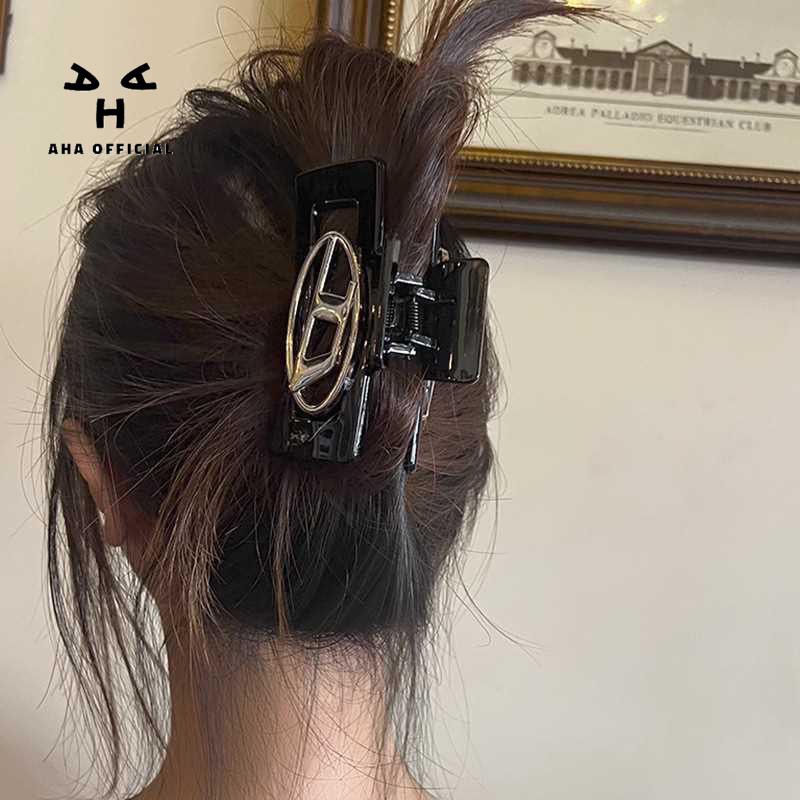 Kẹp Tóc Hình Vuông Phong Cách Retro Đơn Giản Thời Trang