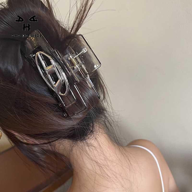 Kẹp Tóc Hình Vuông Phong Cách Retro Đơn Giản Thời Trang