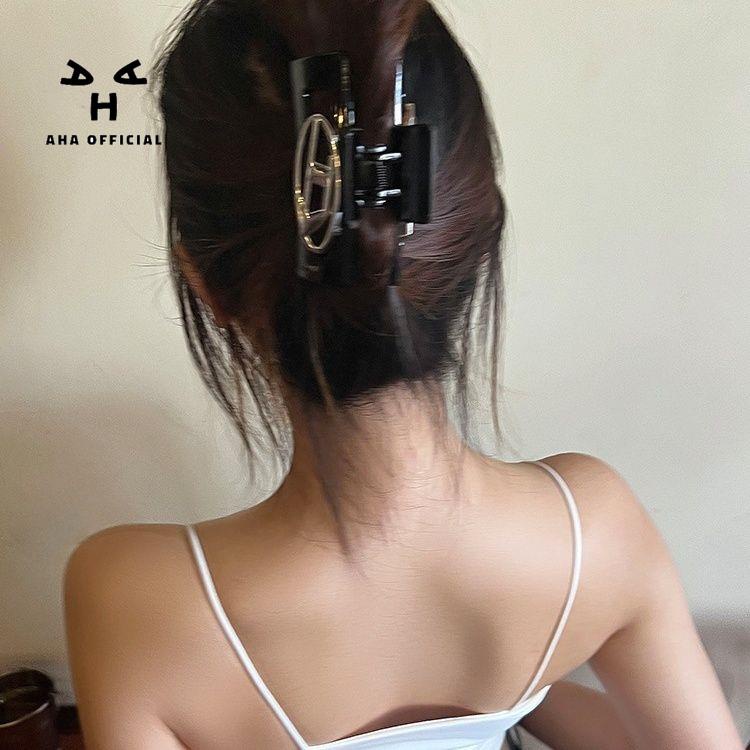 Kẹp Tóc Hình Vuông Phong Cách Retro Đơn Giản Thời Trang