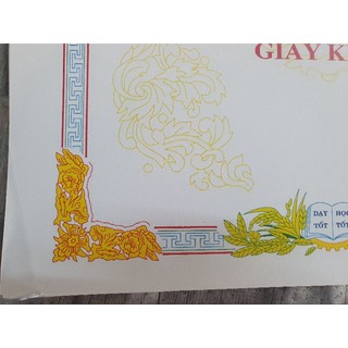 Phôi Giấy khen Tiểu học A4
