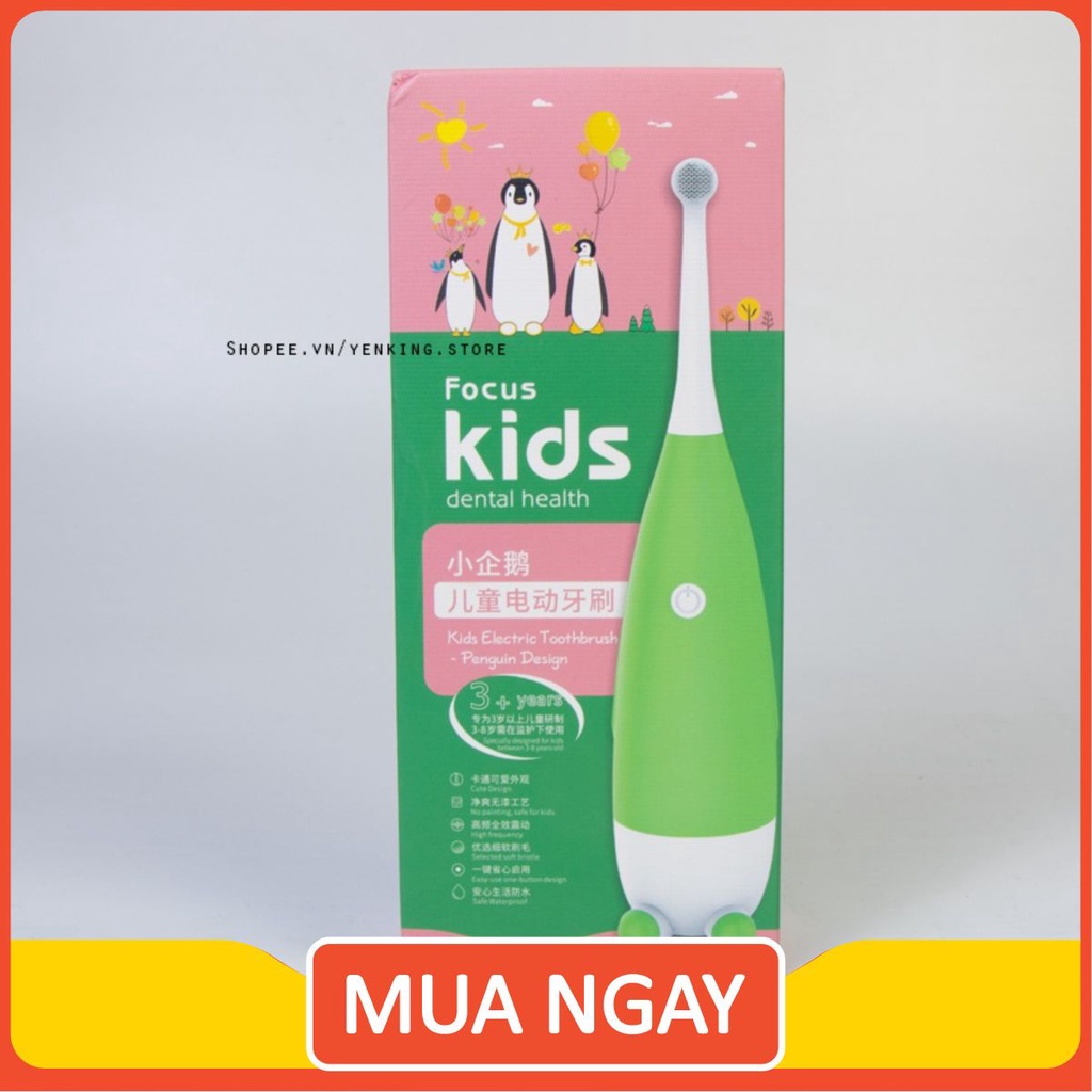 Bàn chải điện cho bé đánh răng tự động bàn chải trẻ em kids có chế độ chống nước