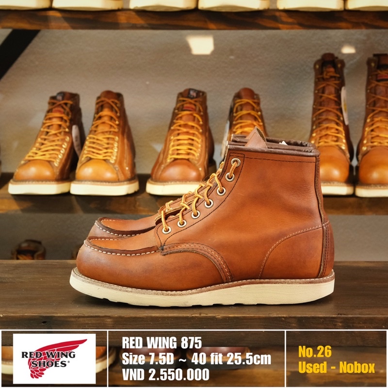 RED WING - 2Hand - Chính Hãng