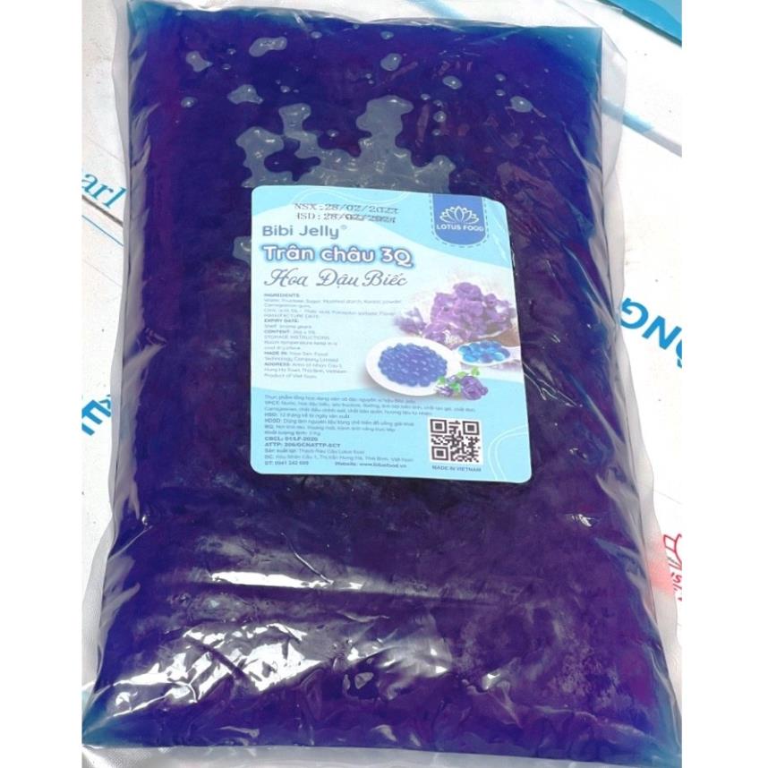 BIBI JELLY trân châu 3Q / thạch 3Q giòn - bịch 2kg