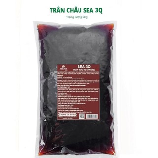 Sea 3q - trân châu caramel đen 3q - minh hạnh food - bịch 2kg