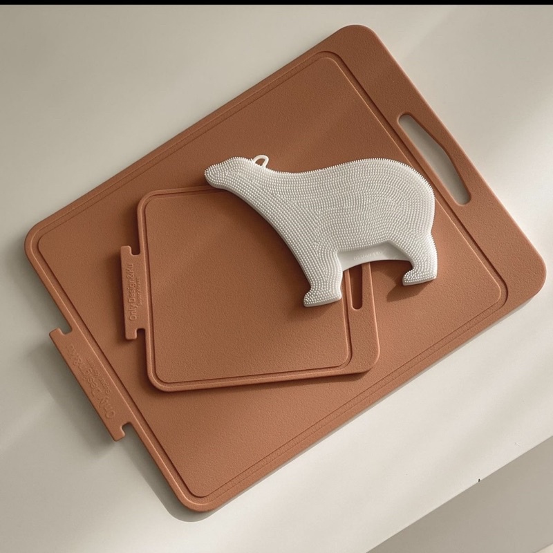 MIẾNG RỬA CHÉN BÁT SILICON DESIGNNKU HÌNH GẤU KOREA