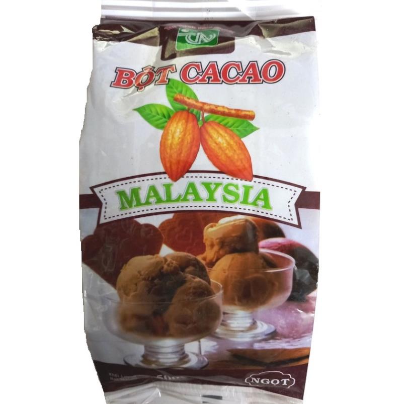Bột cacao Malaysia đắng gói 500g
