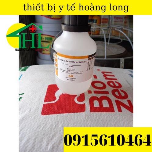 Formaldehyde  HCHO 37-40% chai 500ml