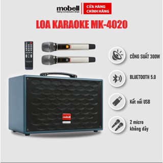 Loa Karaoke Mobell MK-4020 Bluetooth Công Suất 300W Chính Hãng Bảo Hành 12 tháng Tặng Kèm 2 Micro