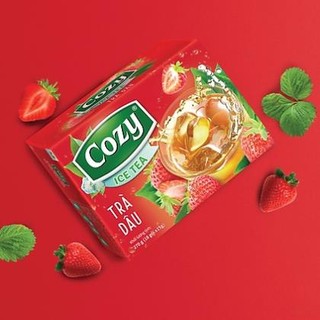 Trà dâu hòa tan cozy hộp 240g