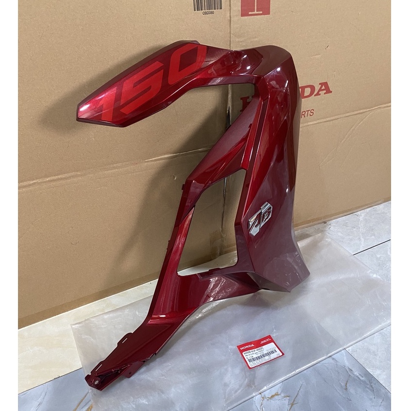Cánh yếm bên phải | bửng yếm HOND Air Blade 150  màu Đỏ mận R368 chính hãng Honda