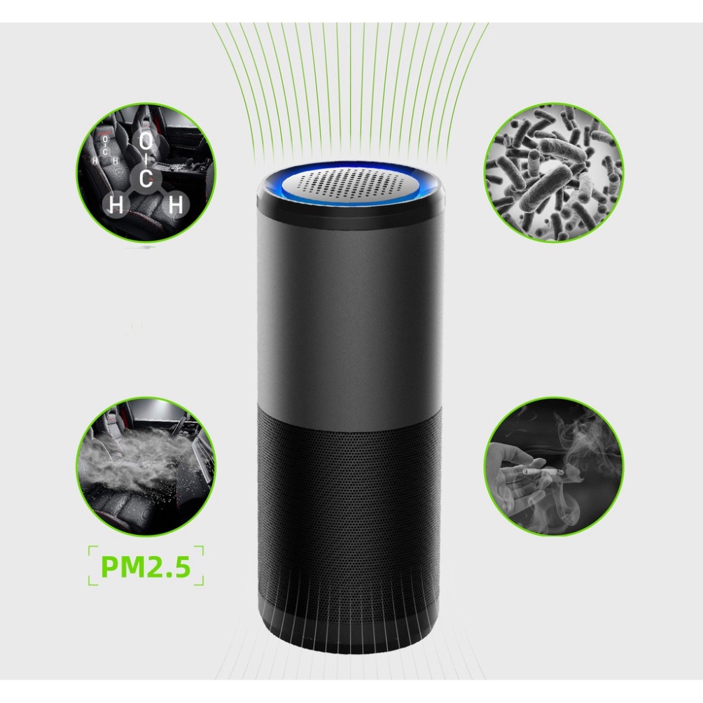 Máy Lọc Không Khí Ôtô ion Âm Khử Mùi Hôi Và Diệt Khuẩn Iàm Sạch Không Khí Giành Cho Xe Hơi | BigBuy360 - bigbuy360.vn