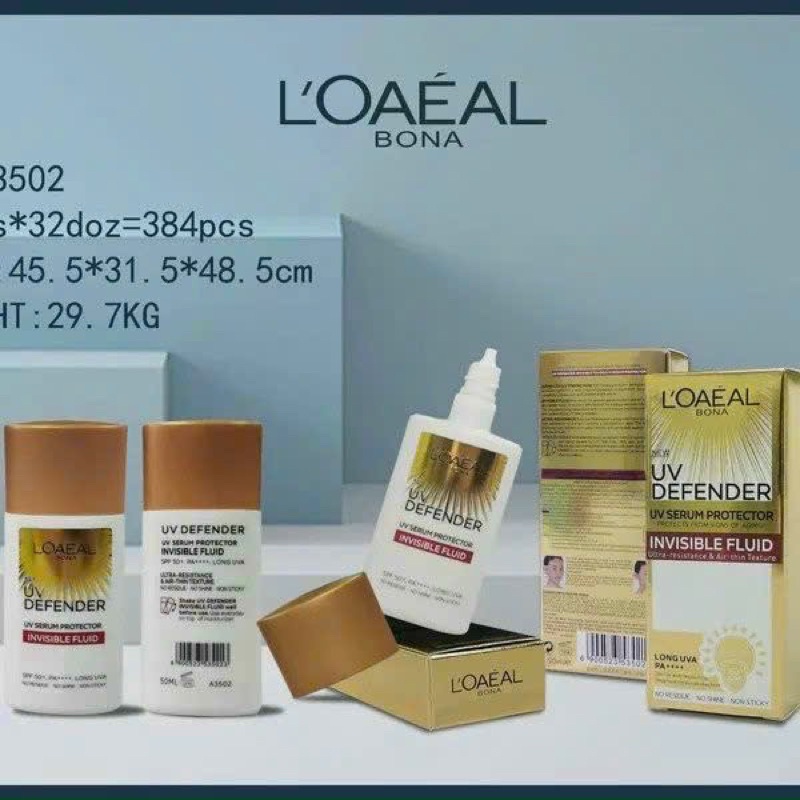 Kem Chống Nắng Loaeal Paris UV Defender Serum Invisible Fluid SPF50+ PA++++50ml