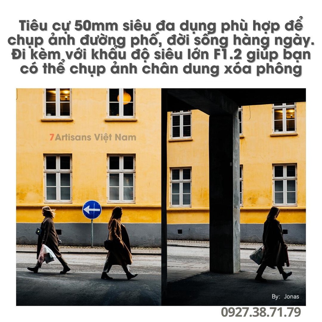 Ống kính TTArtisan 50mm F1.2 chân dung xóa phông cho Sony, Canon EOS M, Canon R, Fujifilm, Nikon Z, Leica L và M4/3