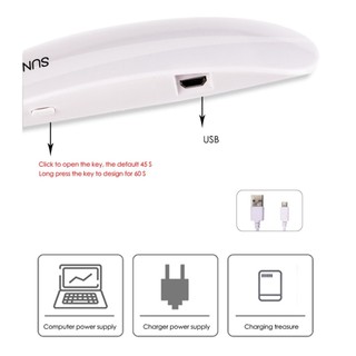 Máy hơ Gel, đèn UV led SUN mini 6W