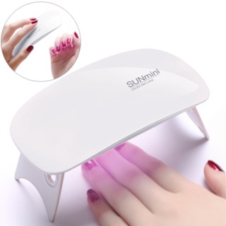 Máy hơ gel SUN mini - Máy làm khô móng tay nail - Đèn Led UV sấy khô gel sơn móng tay xài cổng sạc điện thoại USB