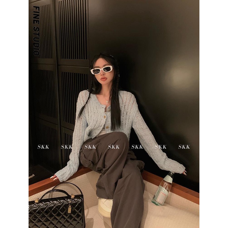 Áo Khoác Len Cardigan Phong Cách Mới Mùa Xuân 2023