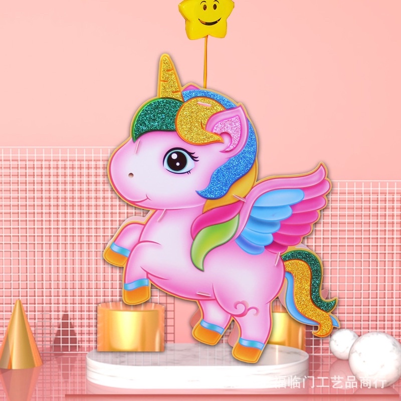 Đèn lồng Trung thu 2023 dễ thương hoạt hình tự lắp ráp cho bé, đèn LED có nhạc - ToyStore