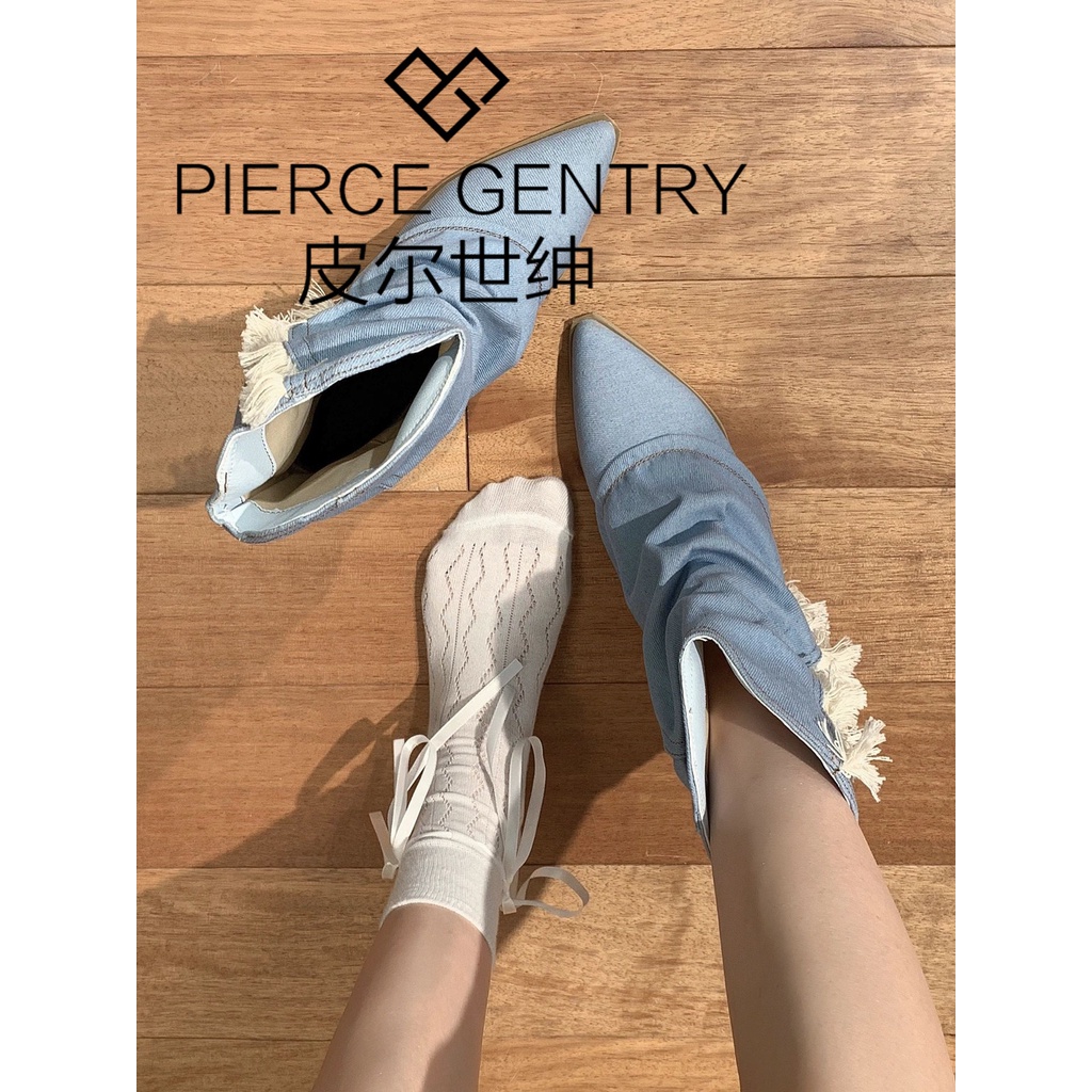 Boots Cao Bồi Mũi Nhọn Phong Cách Cao Bồi Cho Nam