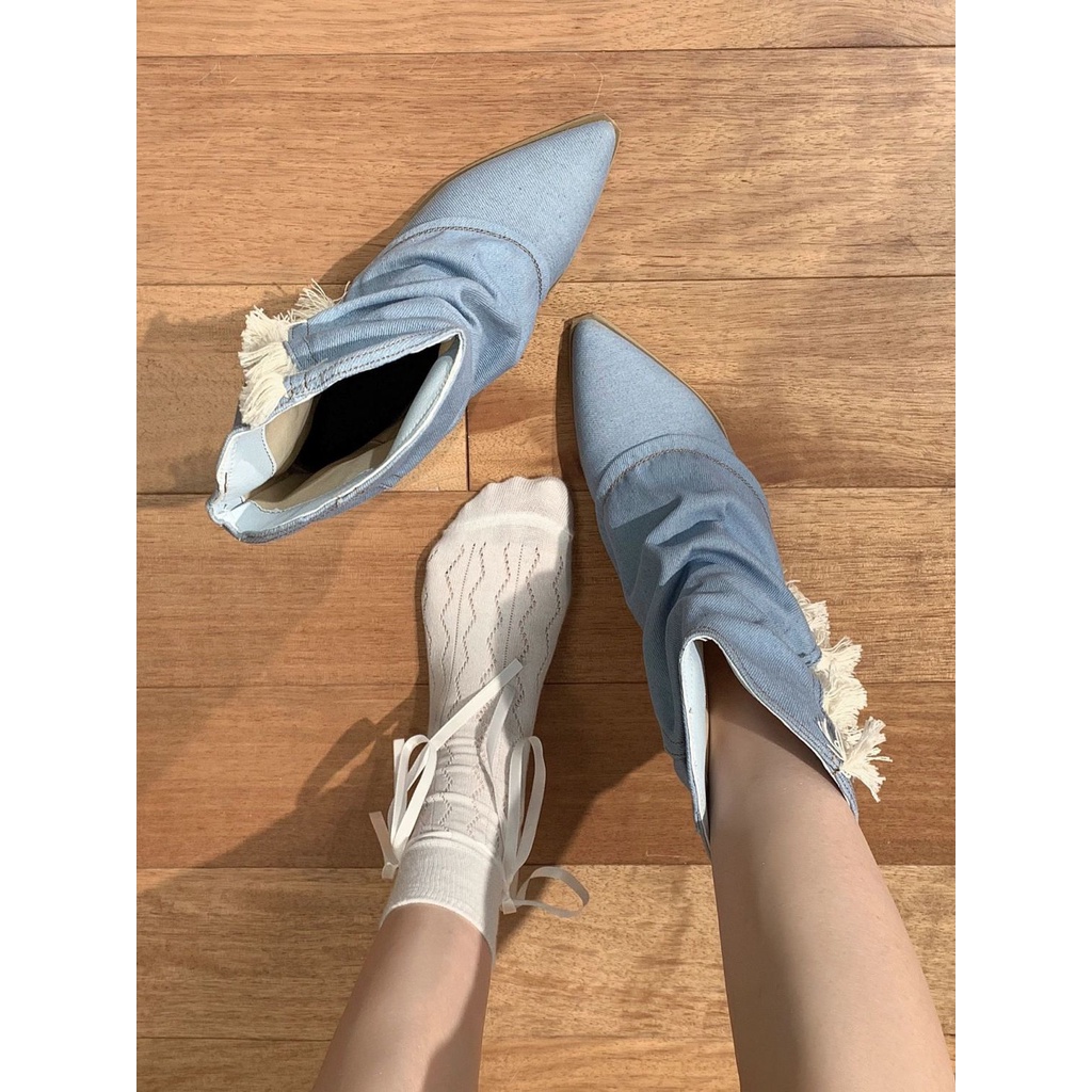 Boots Cao Bồi Mũi Nhọn Phong Cách Cao Bồi Cho Nam