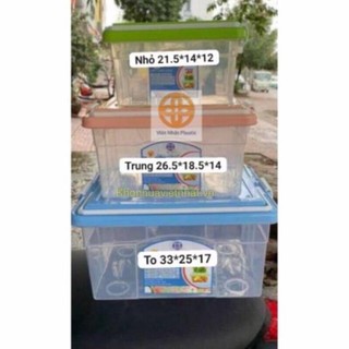 Hang chinh hanh Hộp thực phẩm có quai xách nhựa Việt Nhật, An toàn thực phẩm loai 1 loai 1