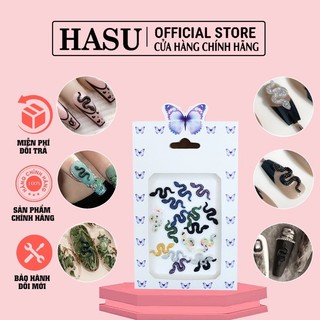 Charm 🐍 mix màu - charm hình rắn trắng