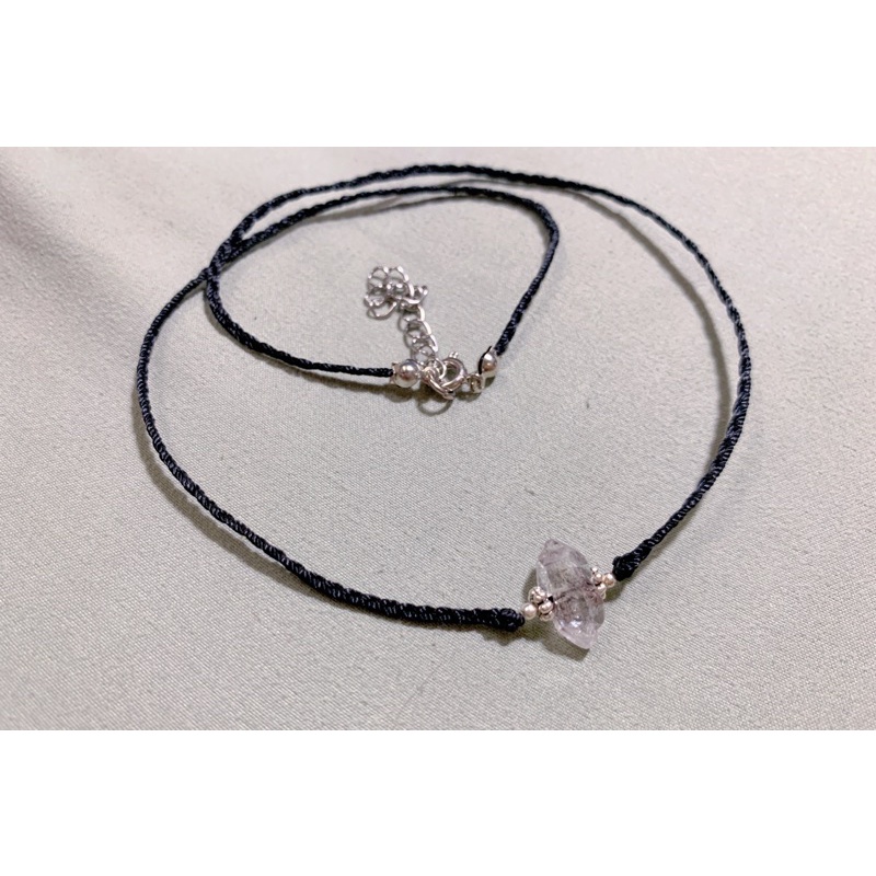 [handmade][choker] choker Herkimer thắt dây basic