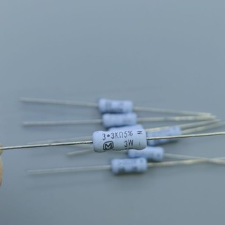 (4 con) Điện trở Nhật 3.3R, 1.5K, 1.8K, 3.3K, 3.9K 5% 3W Pana