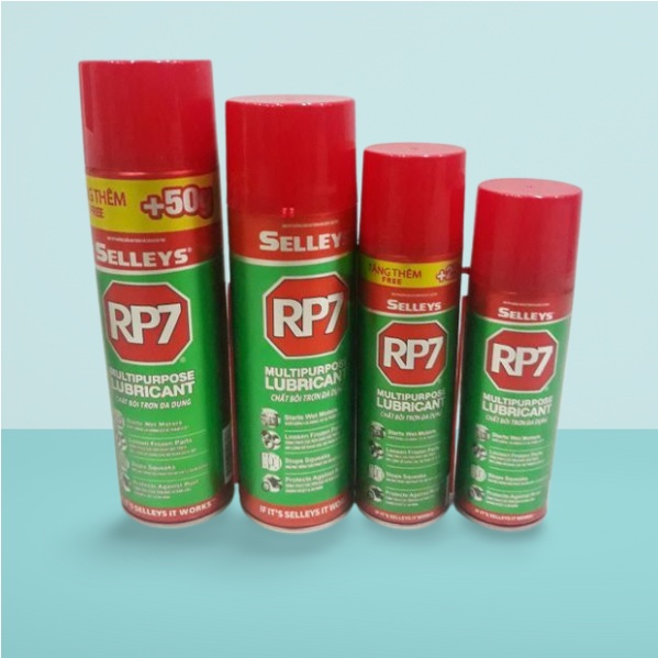 Thùng  dầu xịt chống rỉ và bôi trơn RP7 chất lượng/ Chai xịt chống rỉ và bôi trơn RP7 chất l