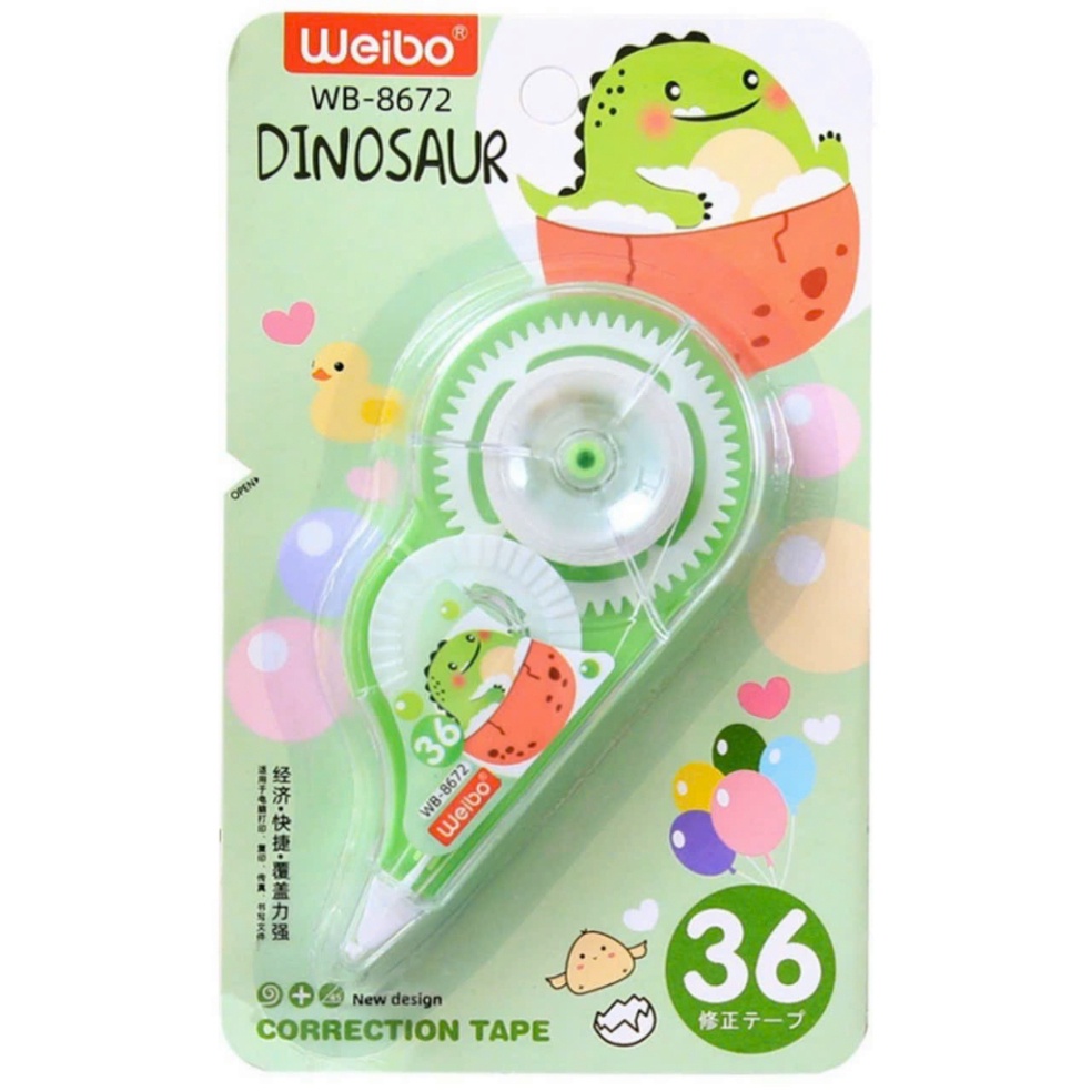 Bút xóa kéo🍀FREESHIP🍀Băng xoá giấy Hình Động Vật Hoạt Hình  phong cách dễ thương xóa khô tiện lợi