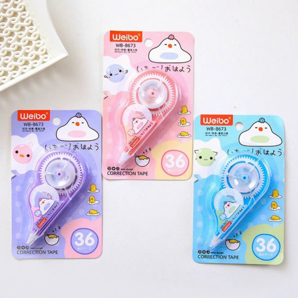 Bút xóa kéo🍀FREESHIP🍀Băng xoá giấy Hình Động Vật Hoạt Hình  phong cách dễ thương xóa khô tiện lợi