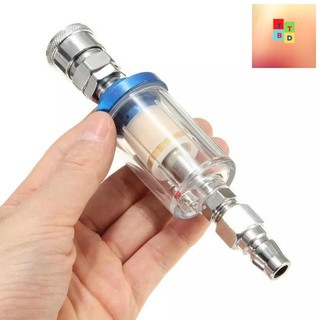 Lọc hơi nước mini dùng cho súng phun sơn - Tặng bộ nối nhanh , chuyên dùng cho súng phun sơn loại bỏ hơi nước, chất bẩn