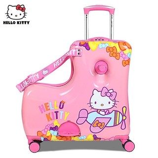 vali hello kitty chính hãng (cho bé ngồi) du lịch size 20 , size 24