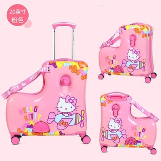 vali hello kitty chính hãng (cho bé ngồi) du lịch size 20 , size 24