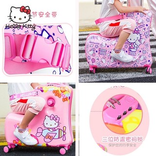 vali hello kitty chính hãng (cho bé ngồi) du lịch size 20 , size 24