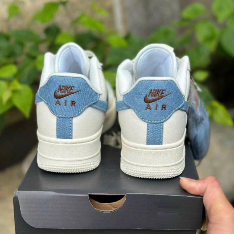 Giày AF1 Low Just Do It White Blue Bản Mới 2023
